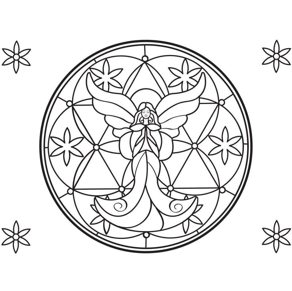 Colouring Book - Angels and Fairies