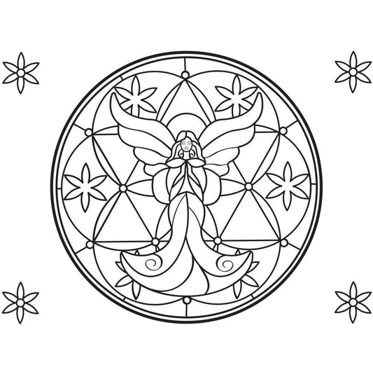 Colouring Book - Angels and Fairies