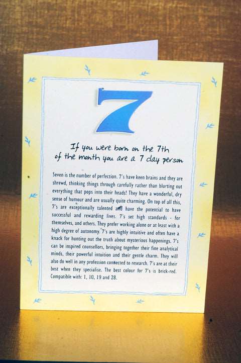 Numerology Birthday Card Packs - Days 6, 7, 8, 9 and 10