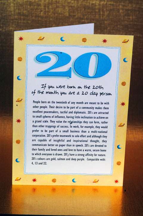 Numerology Birthday Card Packs - Days 27, 28, 29, 30 and 31