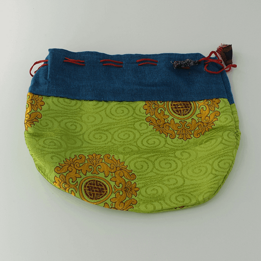 Tibetan Drawstring Pouch - Large - Set of 3