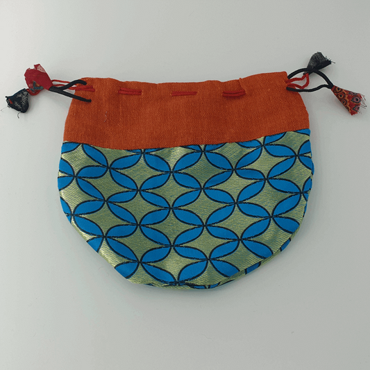 Tibetan Drawstring Pouch - Large - Set of 3