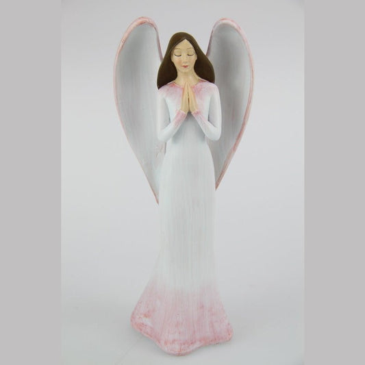 Praying Angel 24cm tall - Pink