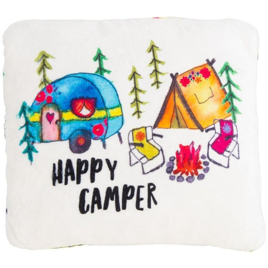 Blanket/Pillow "Happy Camper"