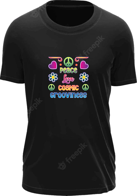 Peace and Love Hippie T-Shirt