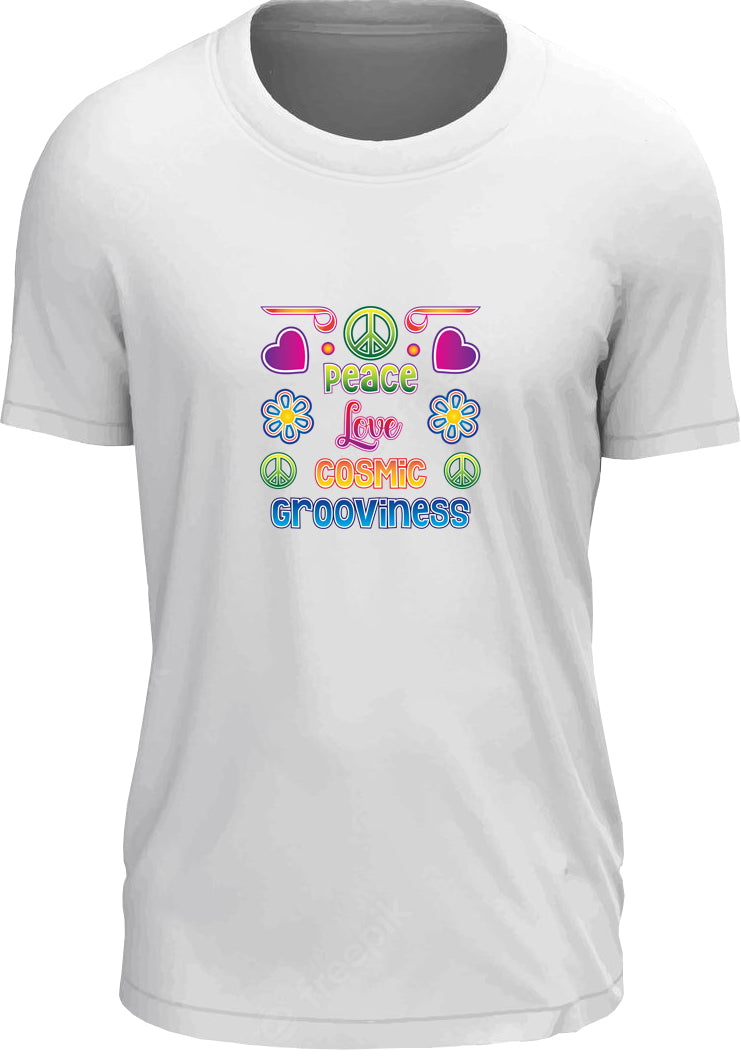 Peace and Love Hippie T-Shirt