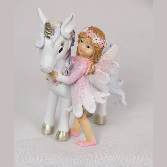 Fairy with Unicorn Pink Dress