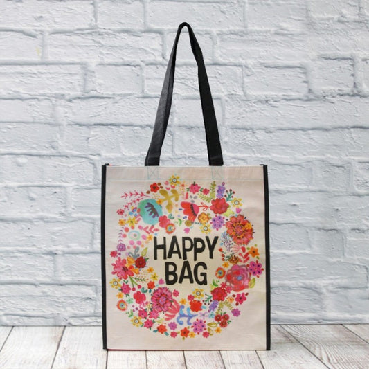 Happy Bag Vertical - "Happy Bag" Whimsy Floral