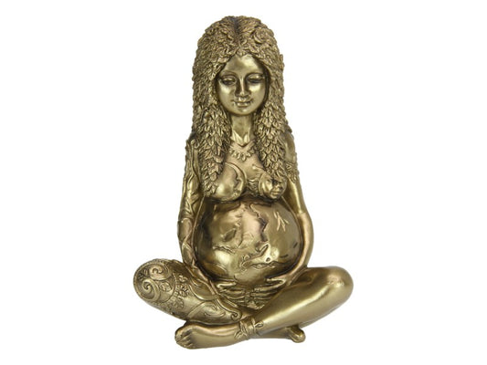 15cm Gold Mother Earth Figurine