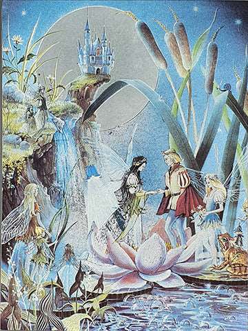 Fantasy Fairy Wedding Greeting Card - Foiled Print
