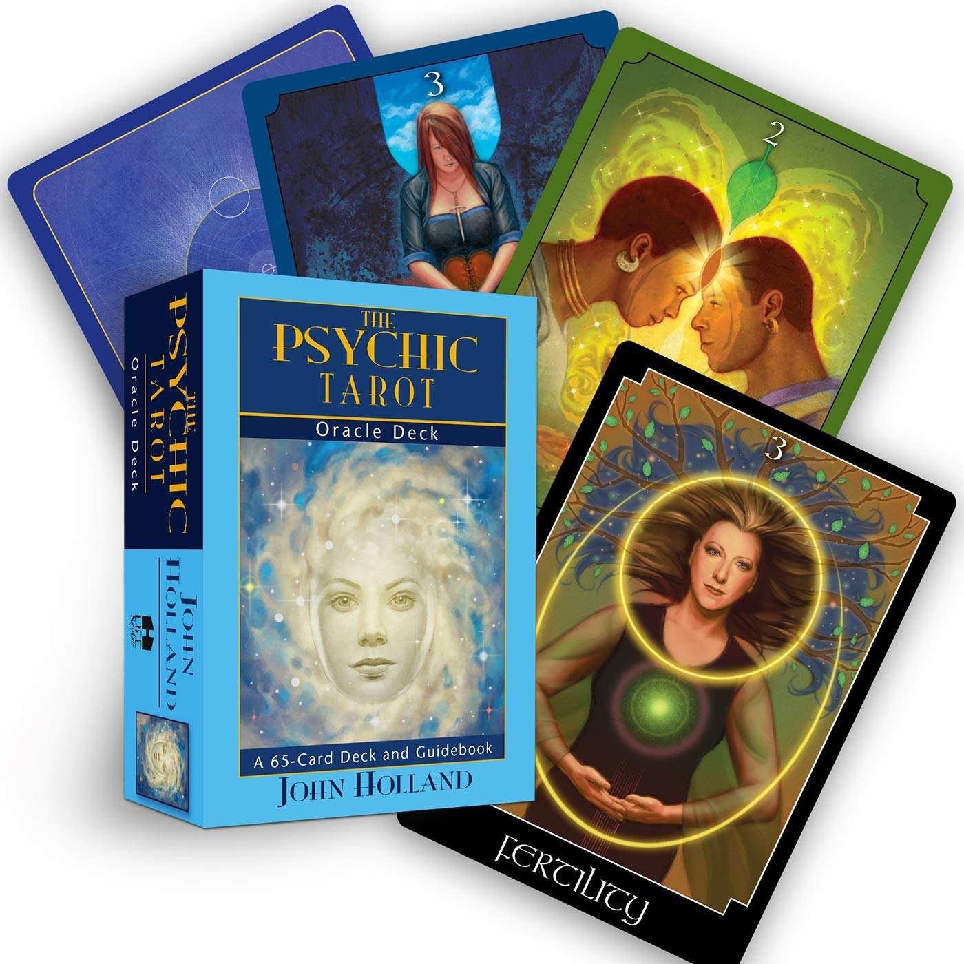 Psychic Tarot Oracle Cards - 65 Card Deck and Guidebook