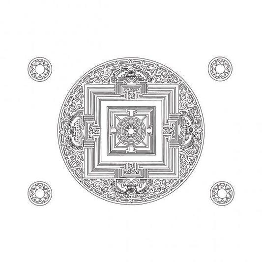 Colouring Book - Mindful Meditation Mandalas