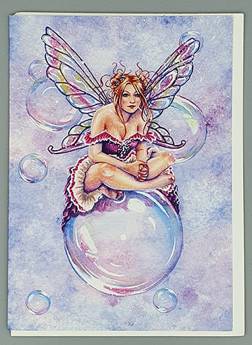 Fantasy Card Bubbles Fairy by Selena Fenech