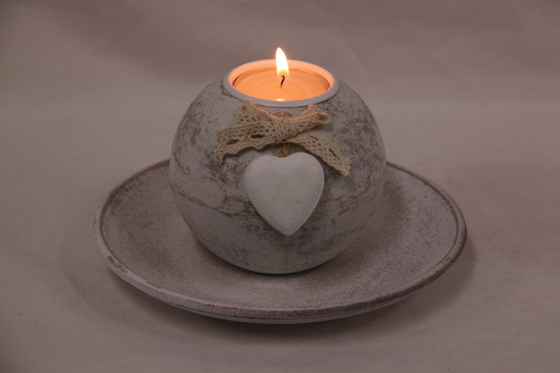 16cm Decor Candle Tealight Holder - Gift Boxed