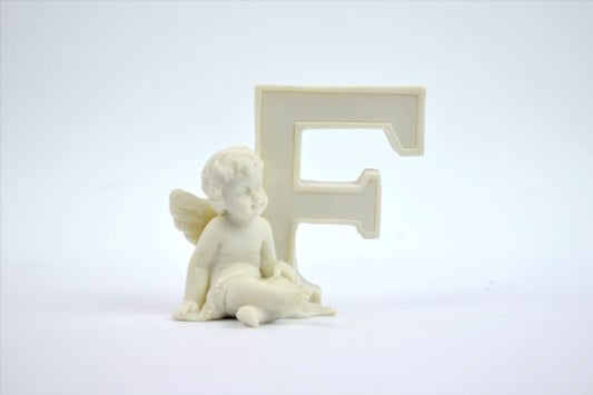 Cherub Letter "F" Figurine small