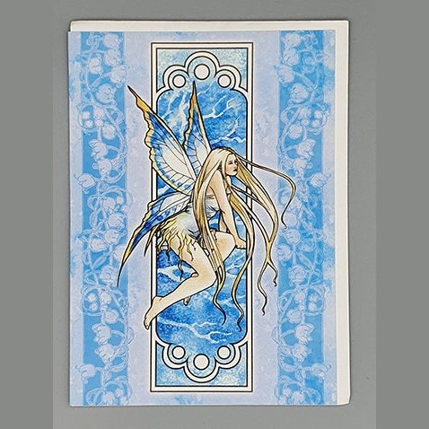 Fantasy Card Nouveau Fairy - Winter by Selina Fenech