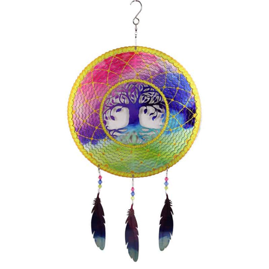 Tree of Life Rainbow Wind Spinner and Sun Catcher Large