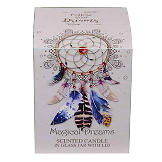 Follow Your Dreams 'Magical Dreams' Scented Candles with Dream Catcher Print - Gift Boxed