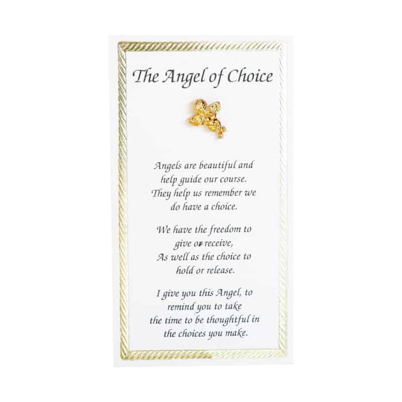 The Angel of Choice- Lapel Pin with Little Angel