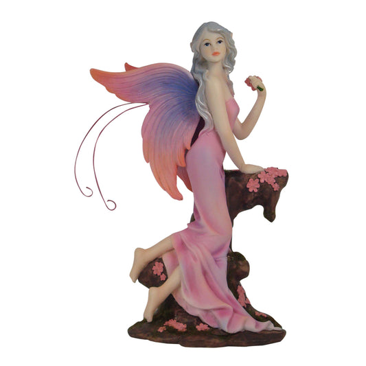 Mystic Flower Fairy in Pink Gown 20cm Tall