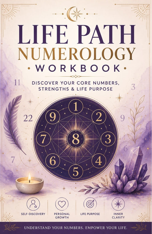 Life Path Numerology Workbook - Discover Your Core Numbers, Strengths and Life Purpose