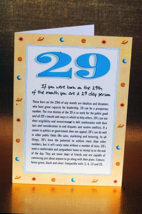 Numerology Birthday Card Packs - Days 27, 28, 29, 30 and 31