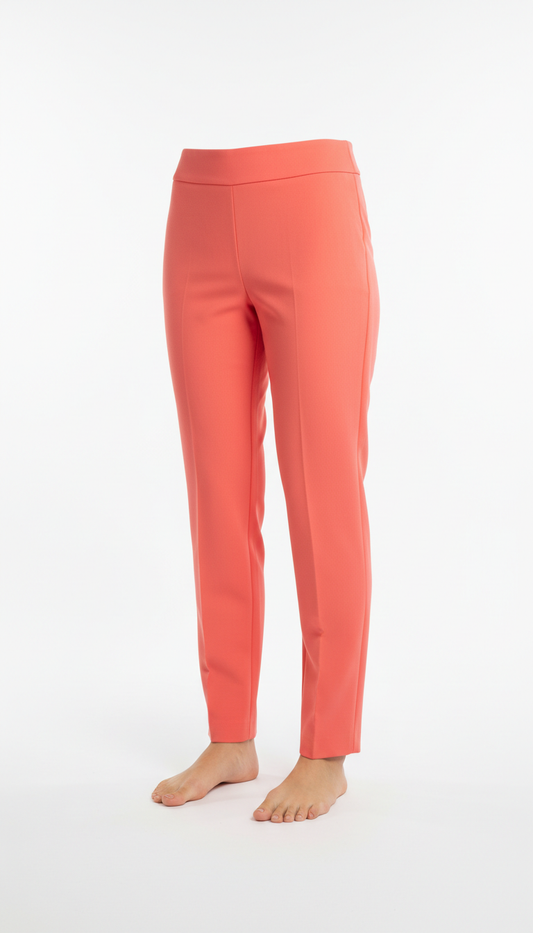 Coral Cheer Tapered Trousers