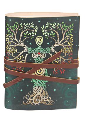 4" x 3" Leather Journal - Tree Life