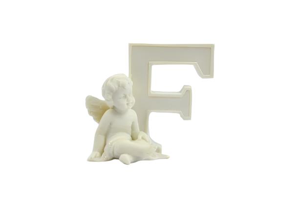 Cherub Letter "F" Figurine small