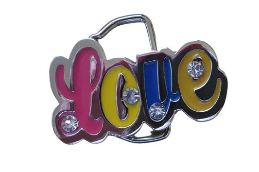 Love in Words Belt Buckle